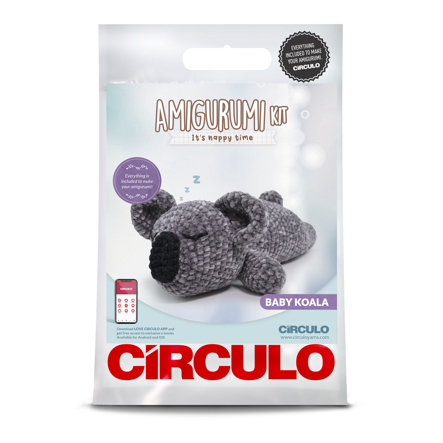 Amigurumi Kit - Sleepy Koala