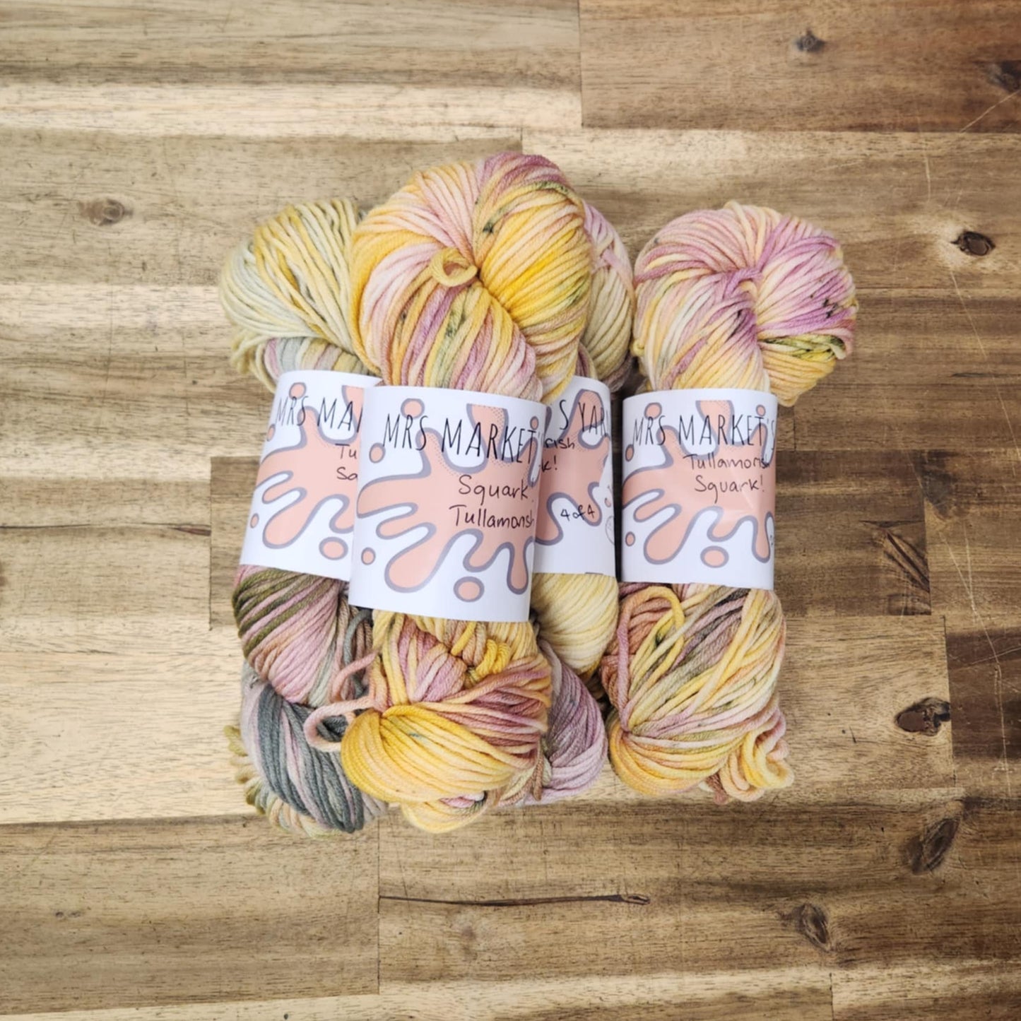 Mrs Market's Tullamorish Hand Dyed Yarn 8ply DK