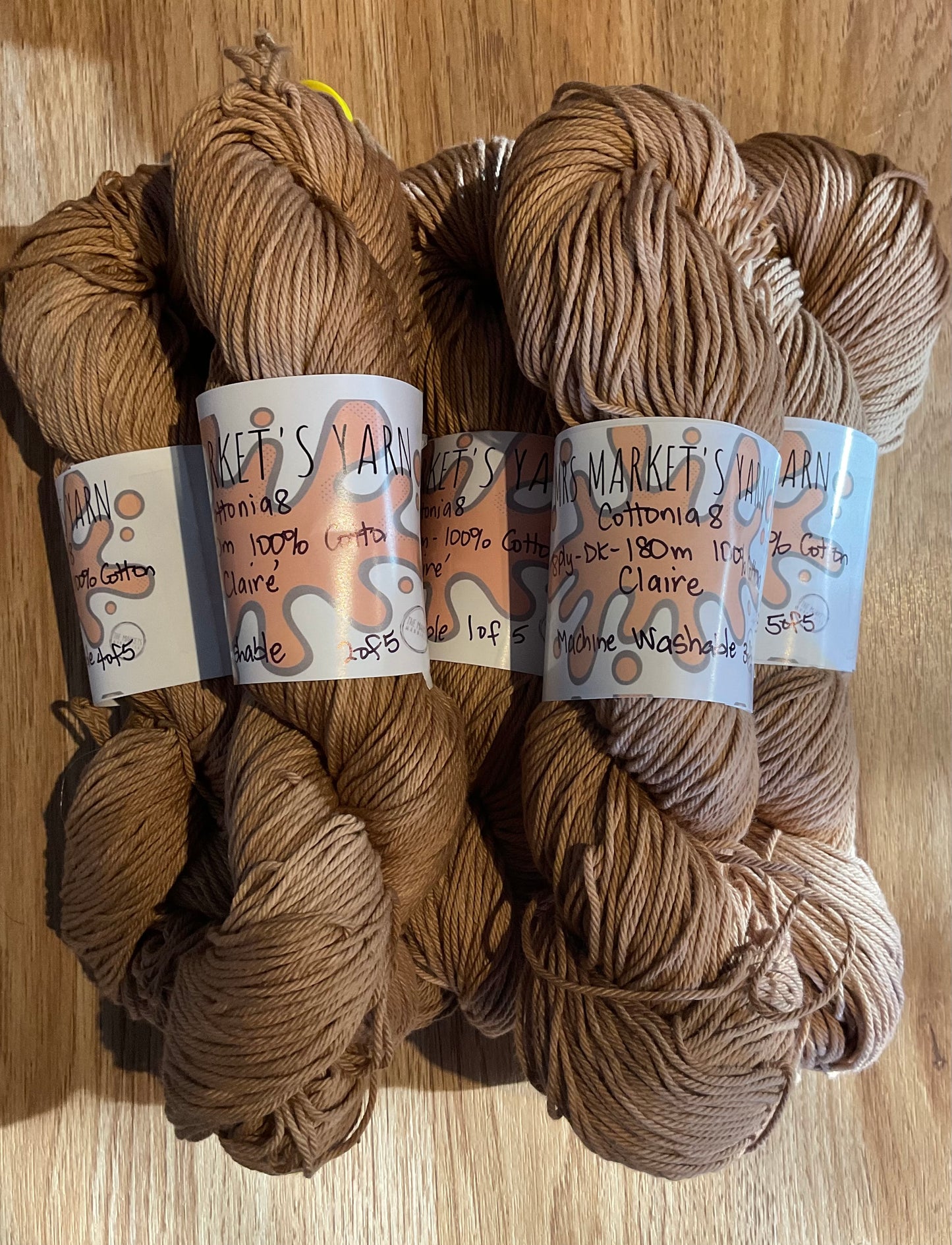*Cottonia8 8ply 100% Cotton Yarn Claire