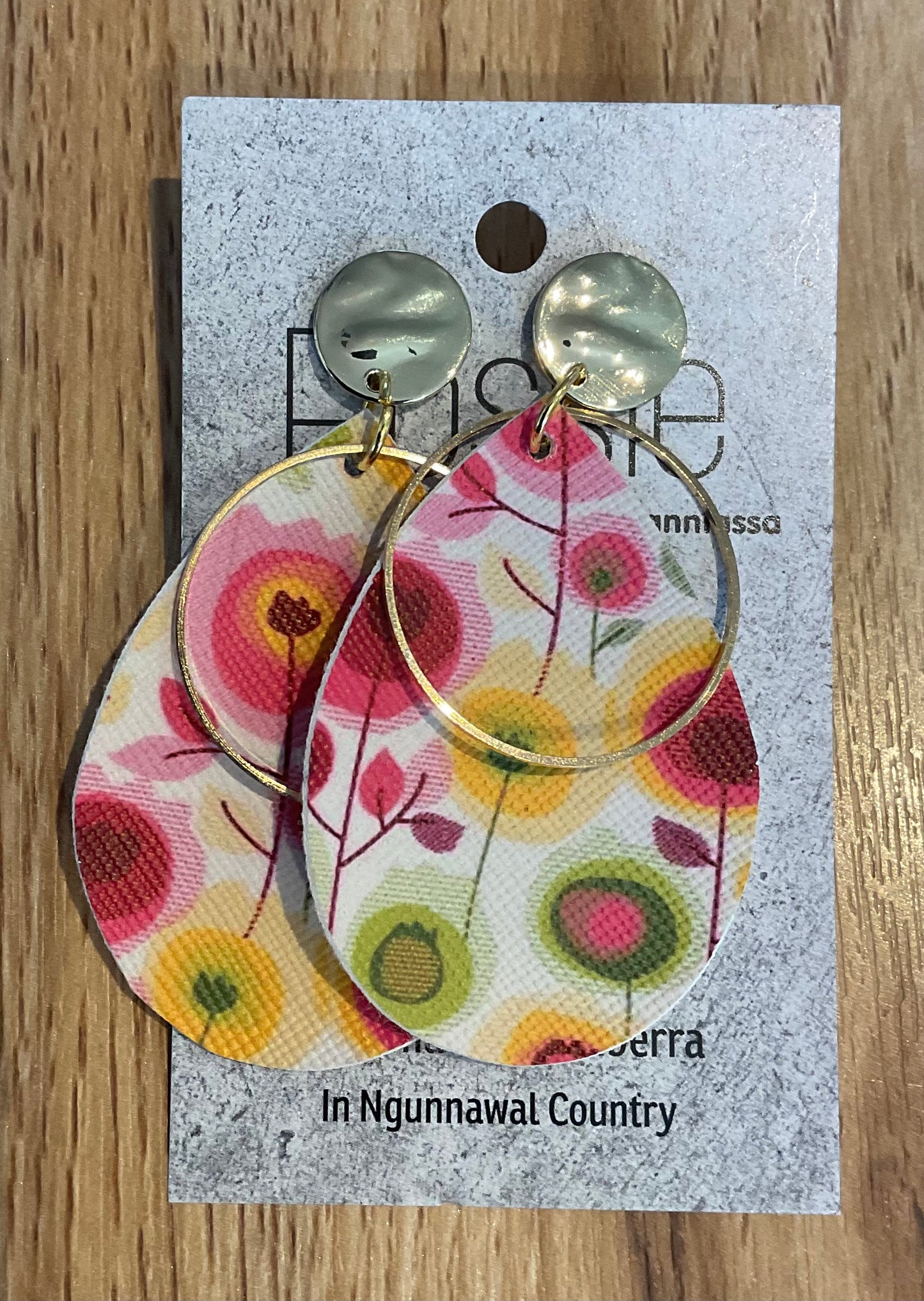 *Earrings Spring Flowers Dangles
