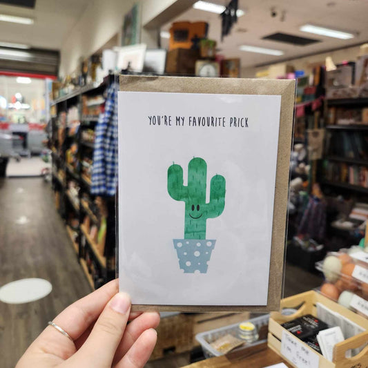 Birthday Card Favourite Pr*ck