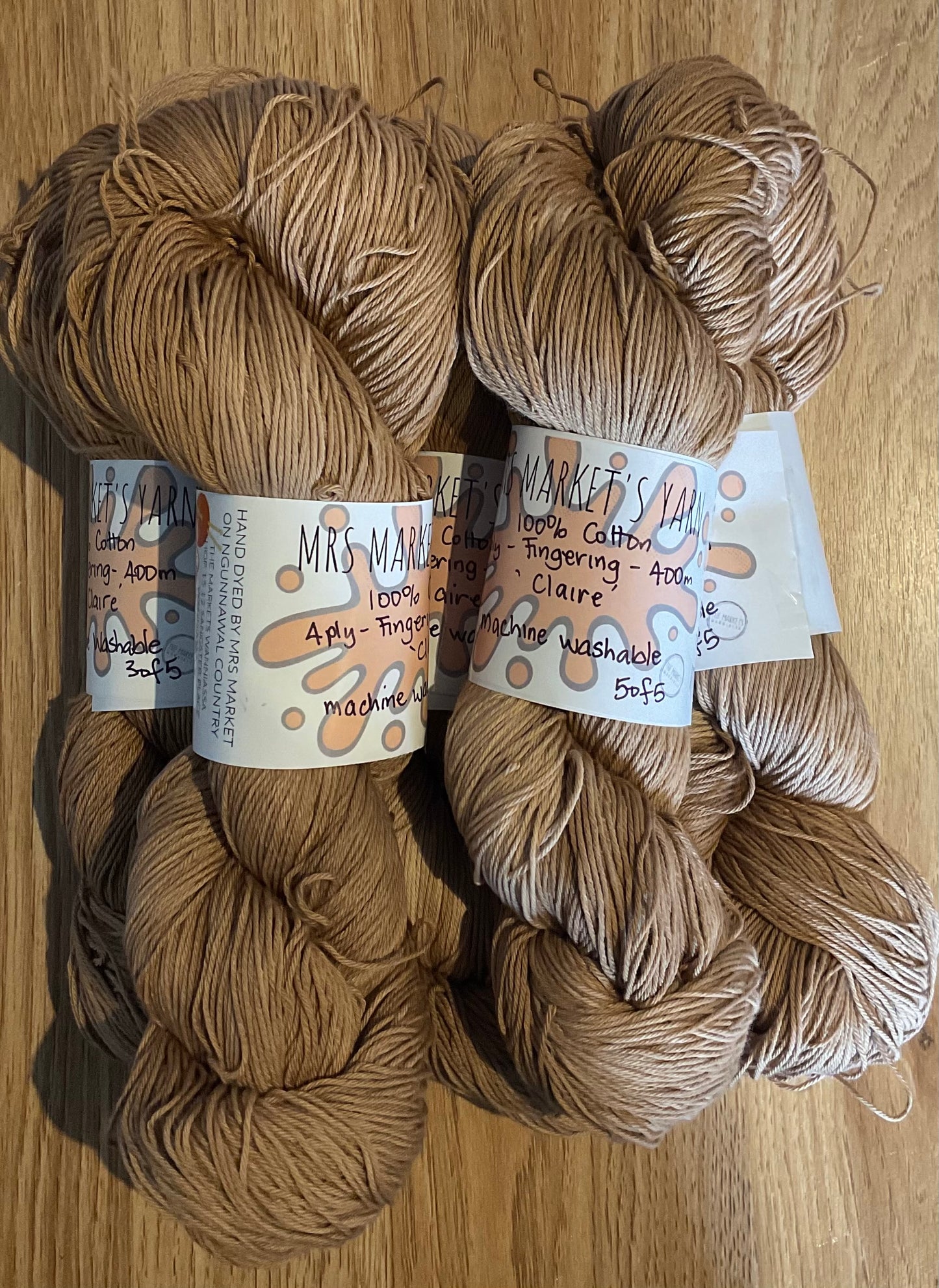 *Cottonia4 4ply 100% Cotton Yarn Claire