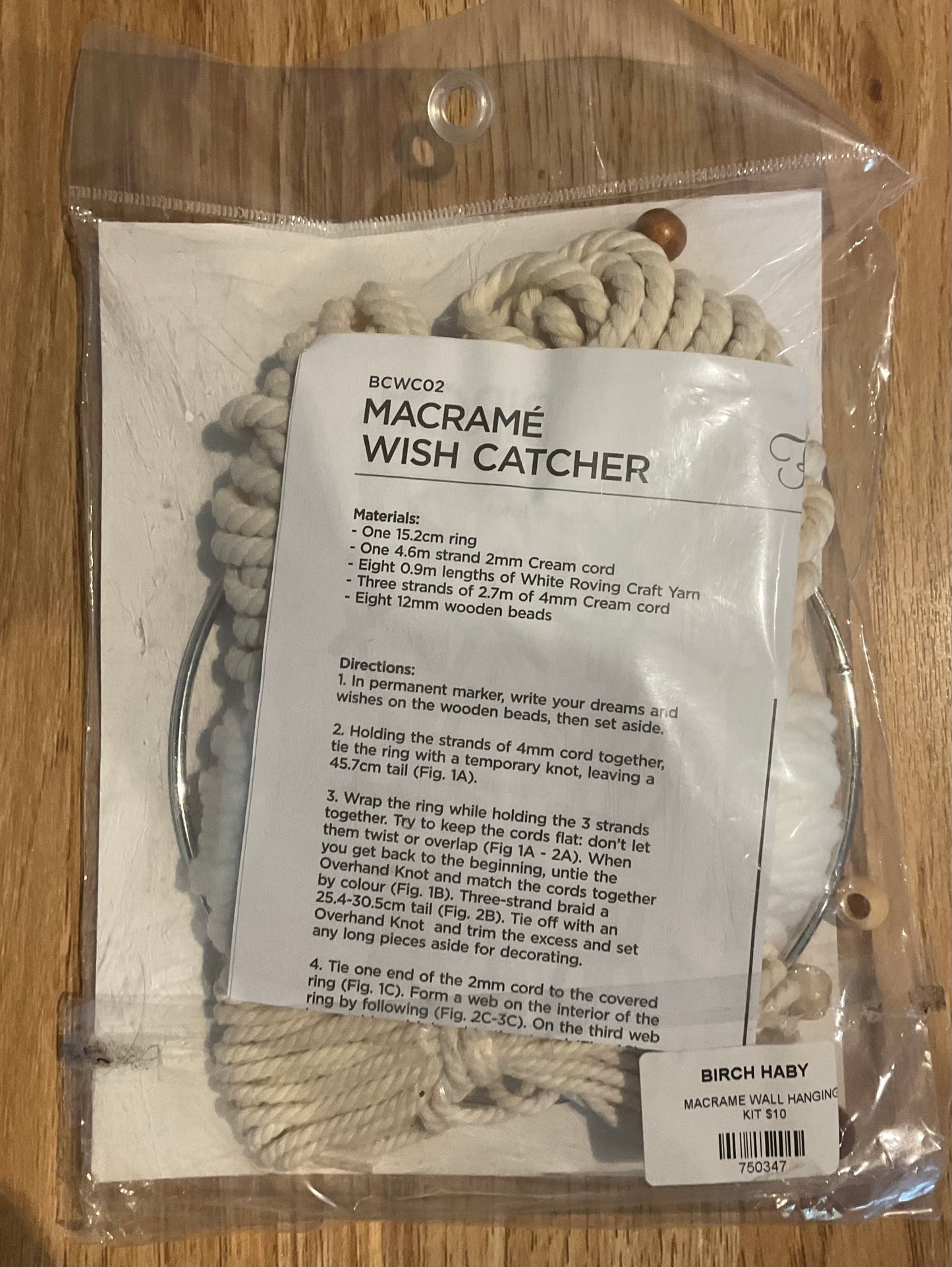 *Macrame Wish Catcher - Hope