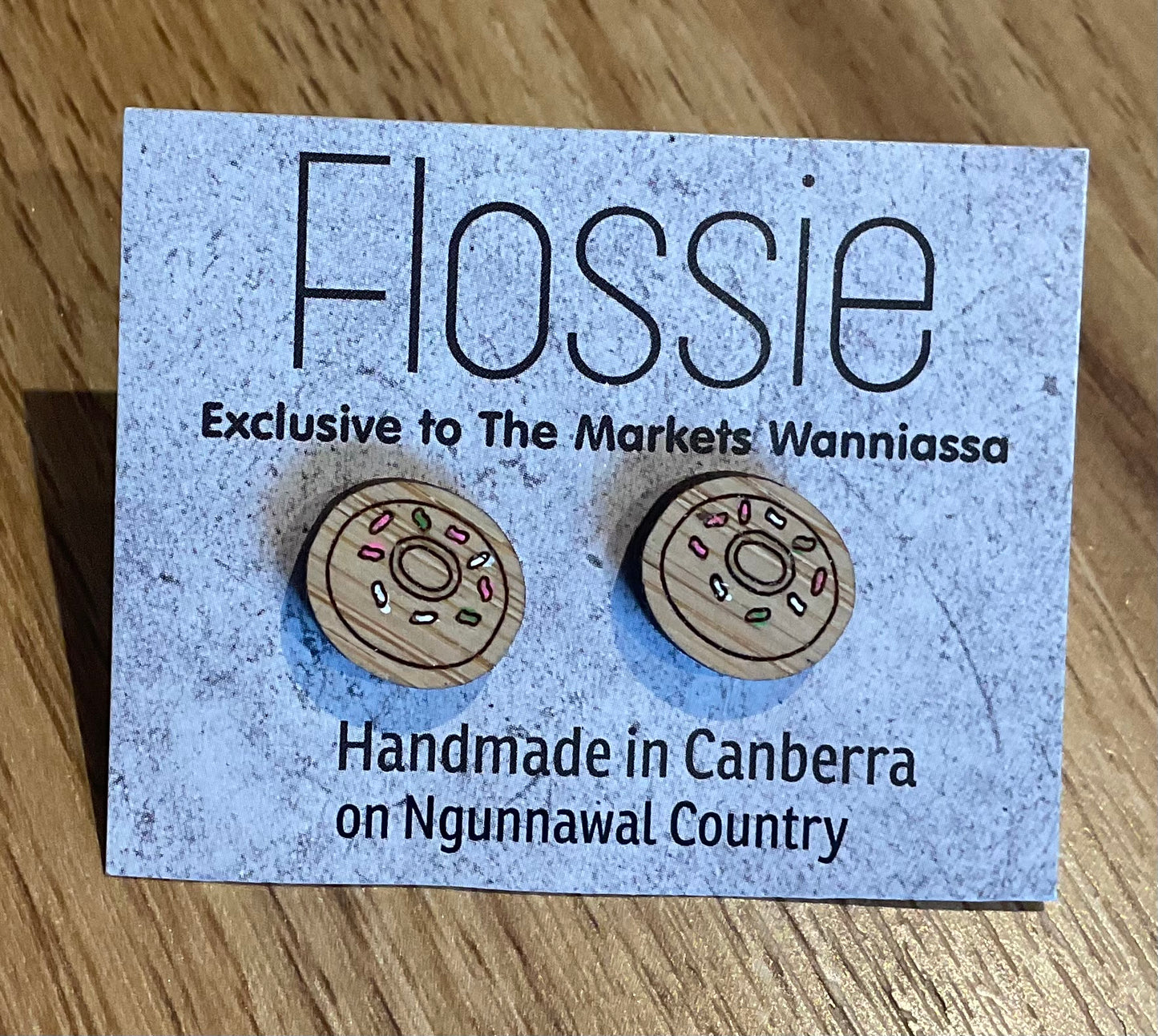 *Earrings Doughnut Studs