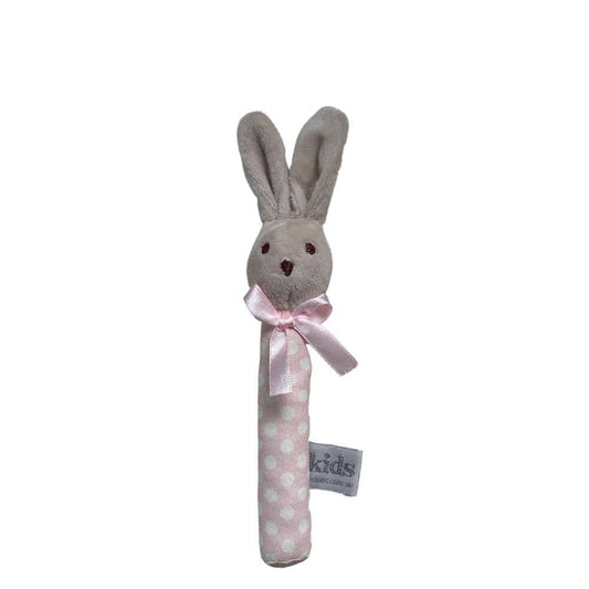 Bunny Rattle Mini - Pink/Beige