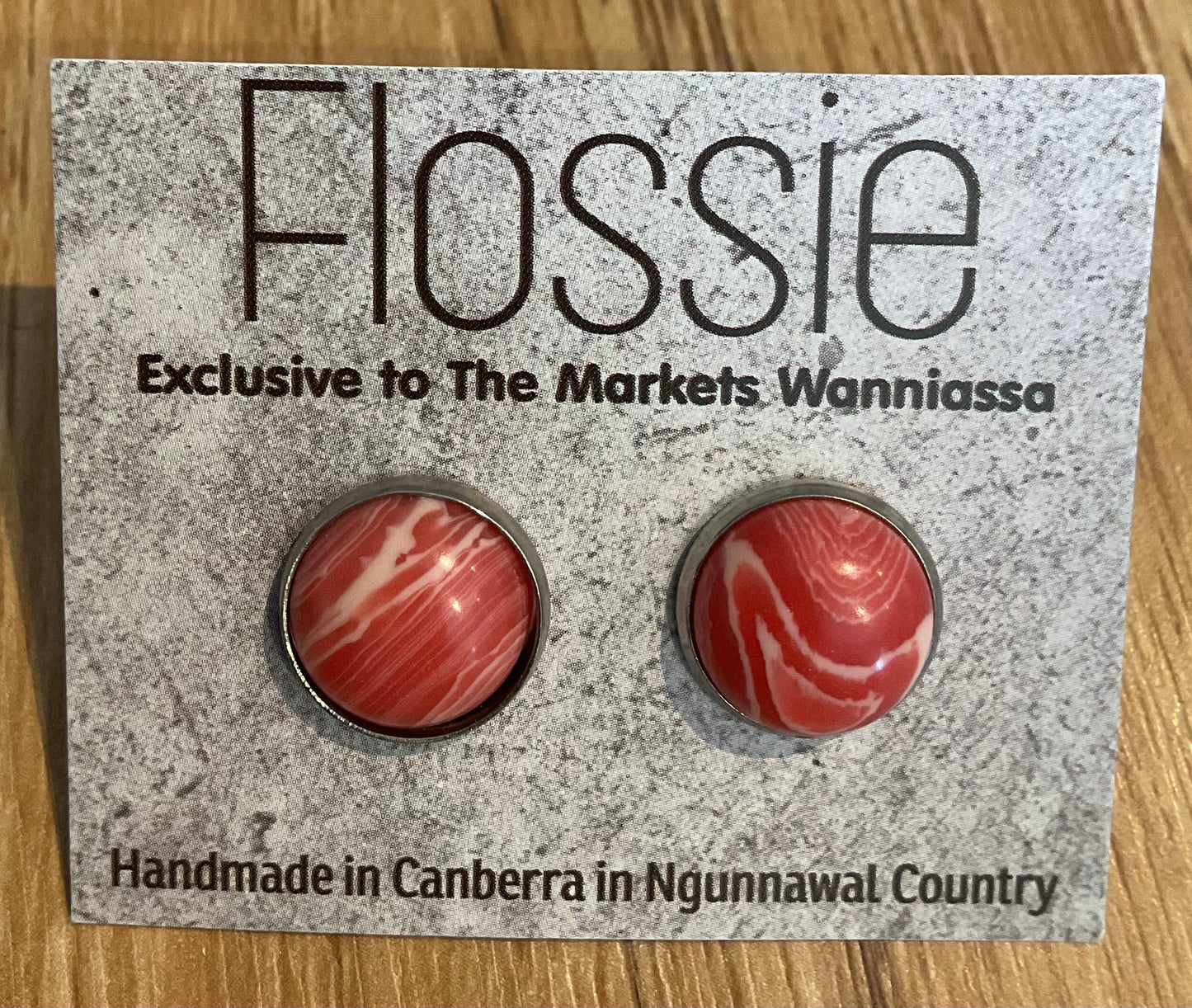 *Earrings Gemstone Dome Studs