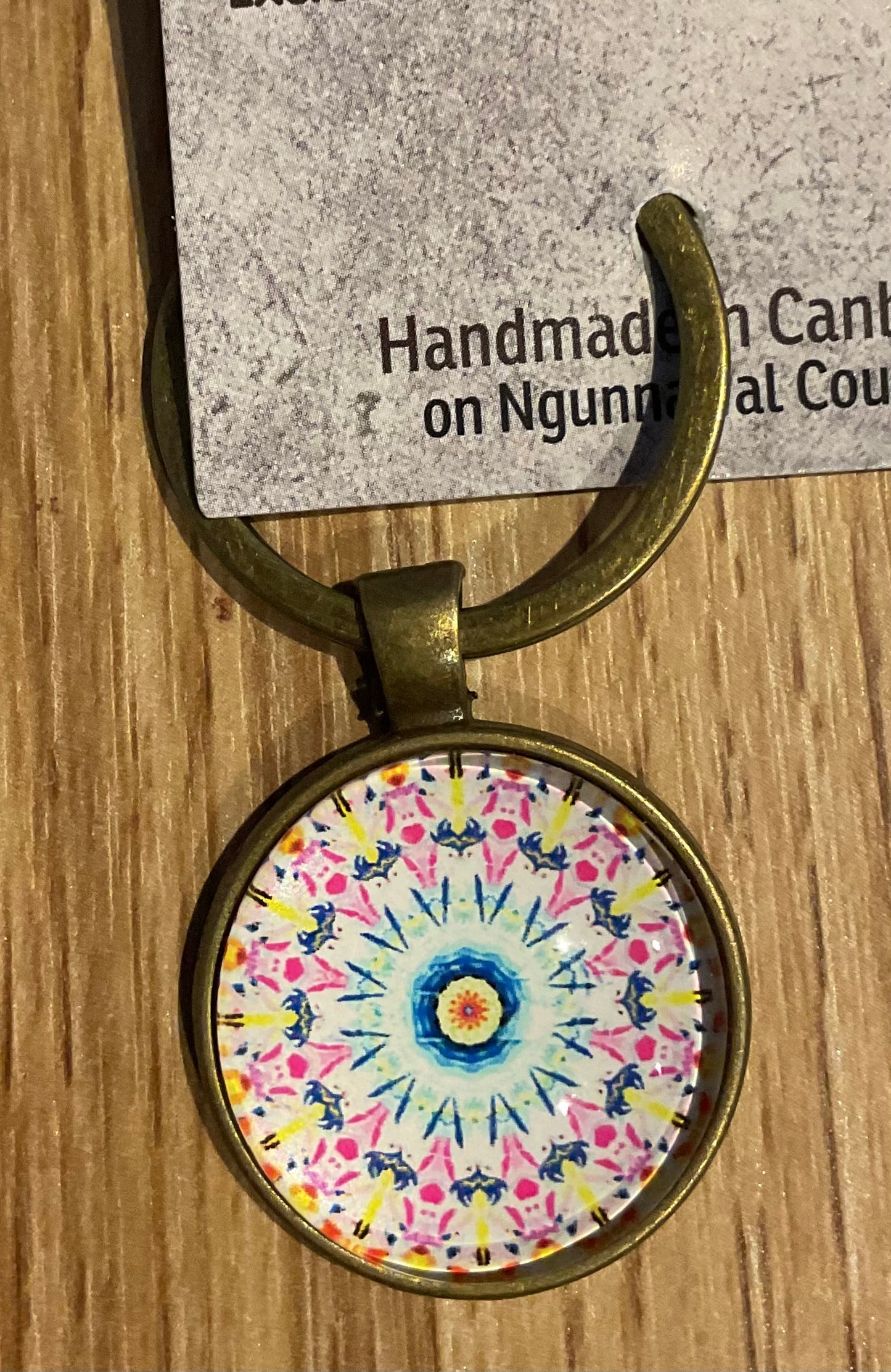 *Glass Dome Keychain Bronze