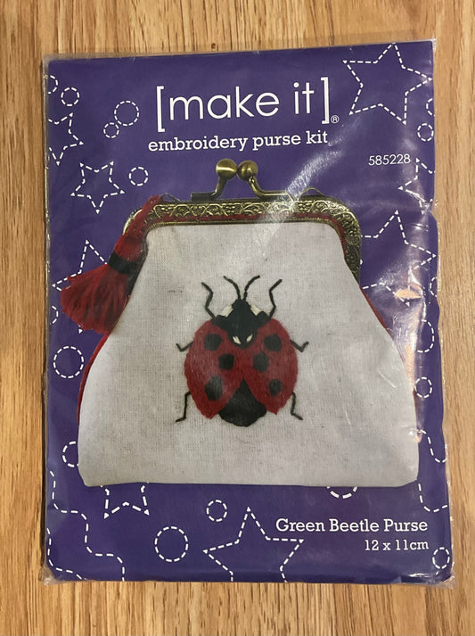 *Make It Embroidery Purse Red Beetle Kit