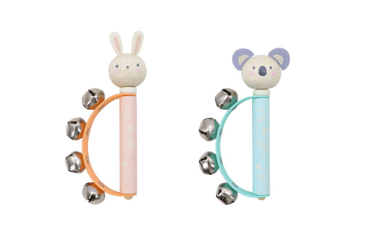 Wooden Koala & Bunny Hand Bell