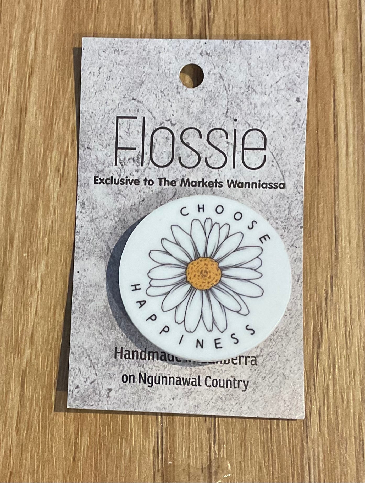 *Brooch Choose Happiness