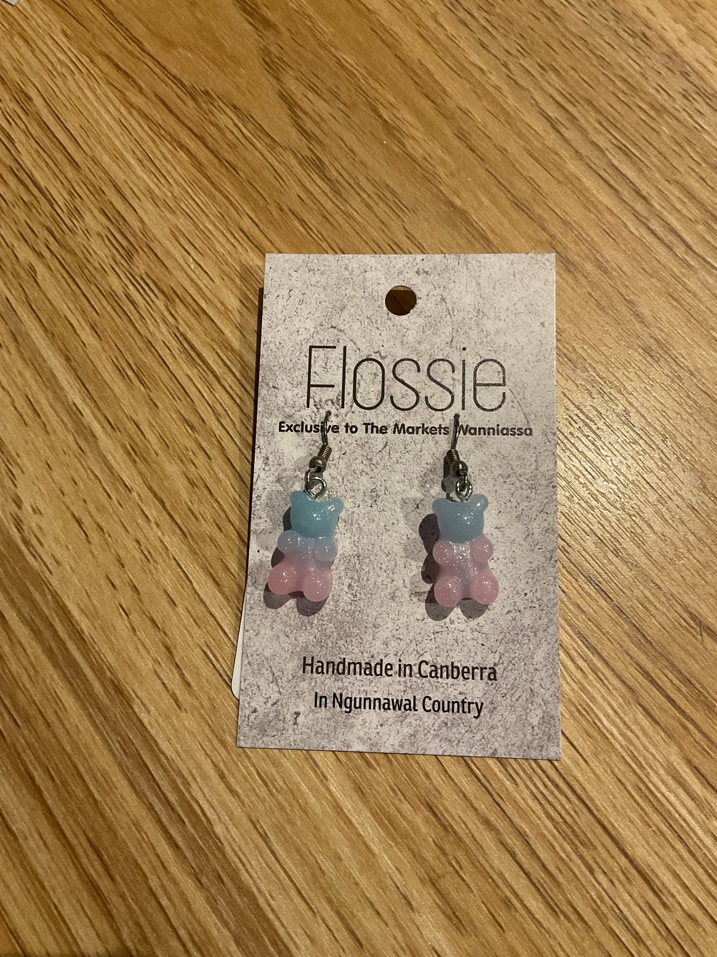 *Earrings Jelly Bear Dangles