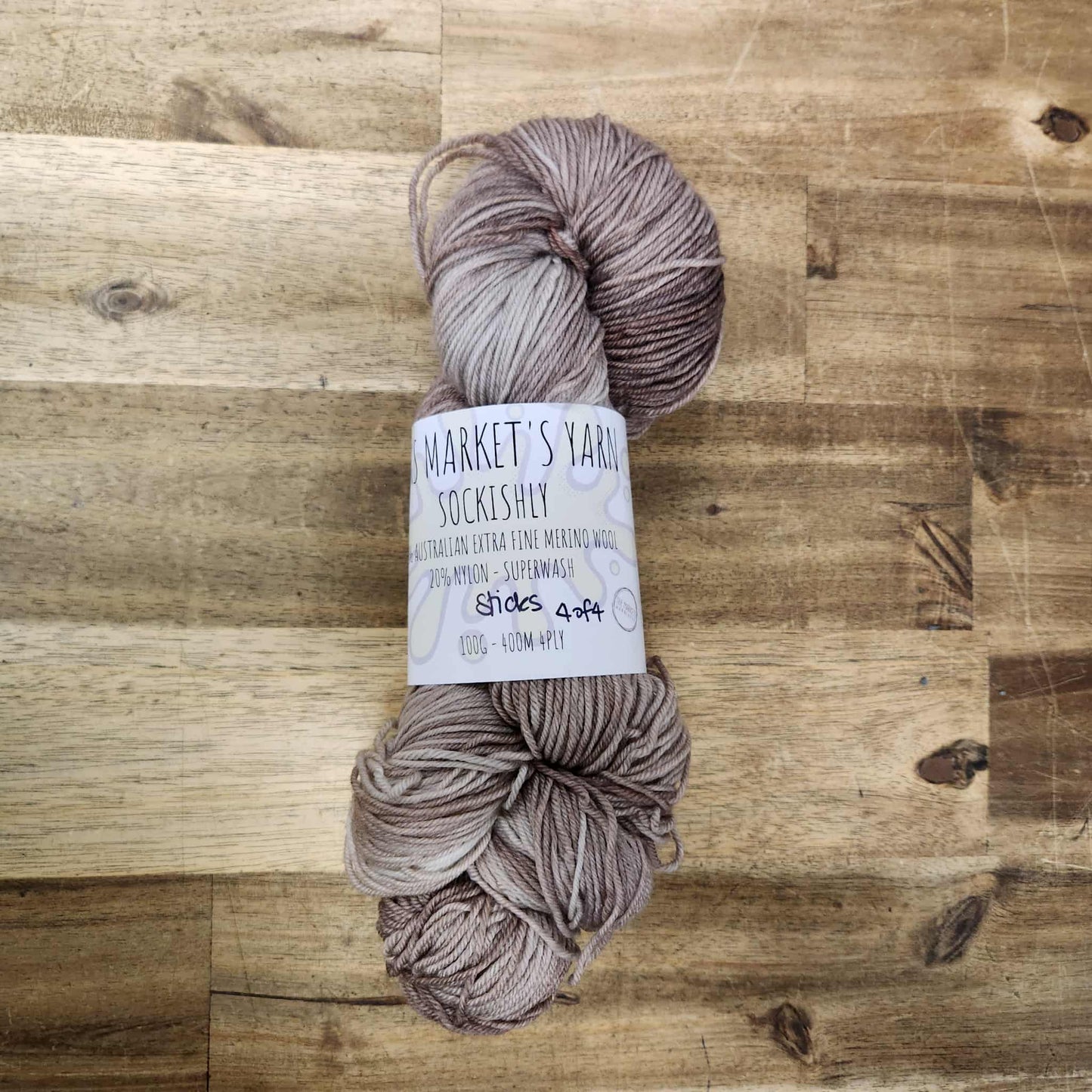 Mrs Market's Sockishly Hand Dyed Yarn 4ply