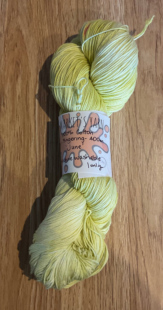 *Cottonia4 4ply 100% Cotton Yarn June