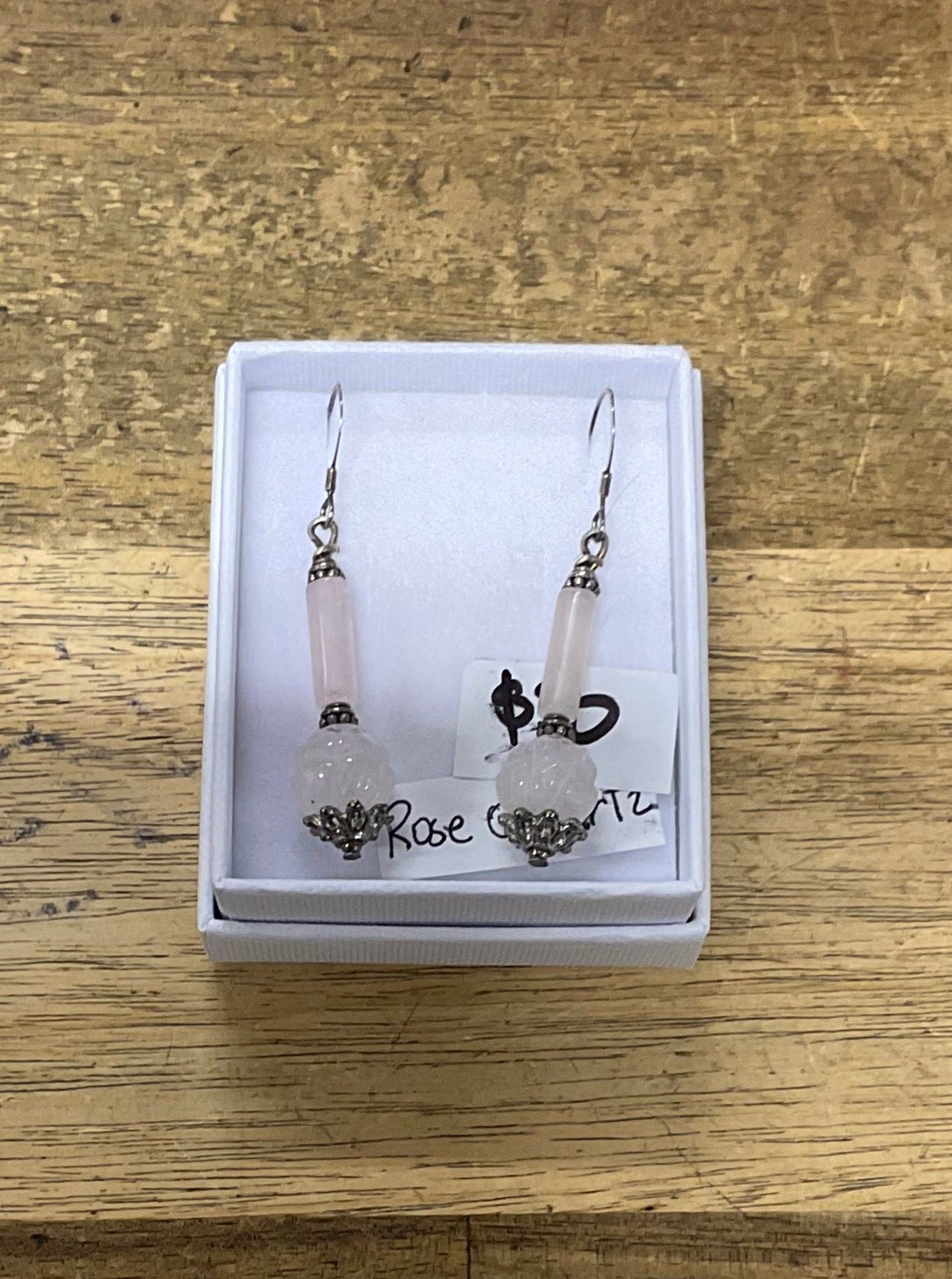 Beaded Stone Earrings Various