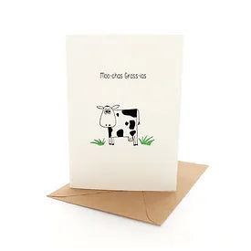 Greeting Card Punny Cow