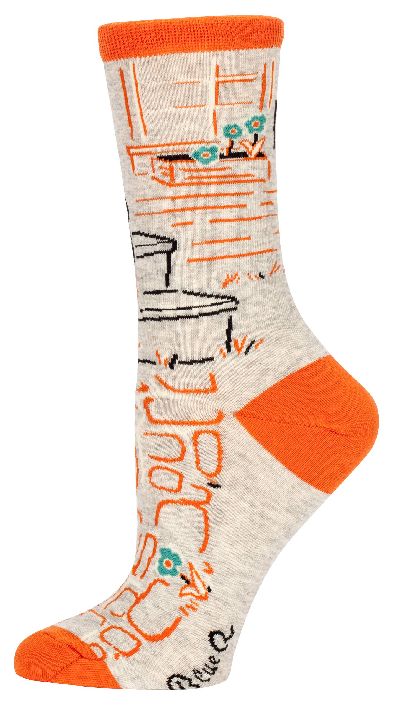 Ladies Crew Sock - My Cat Is Cool as F*ck