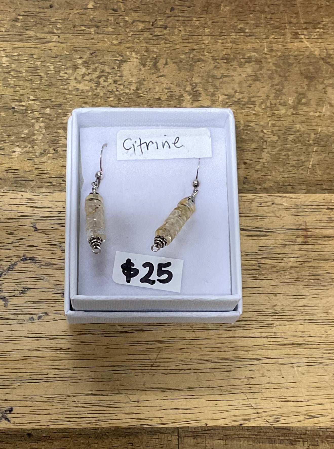Beaded Stone Earrings Various