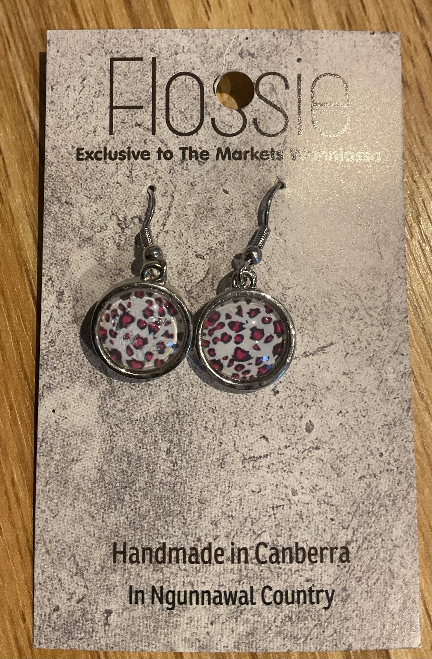 *Earrings Glass Dome Dangles