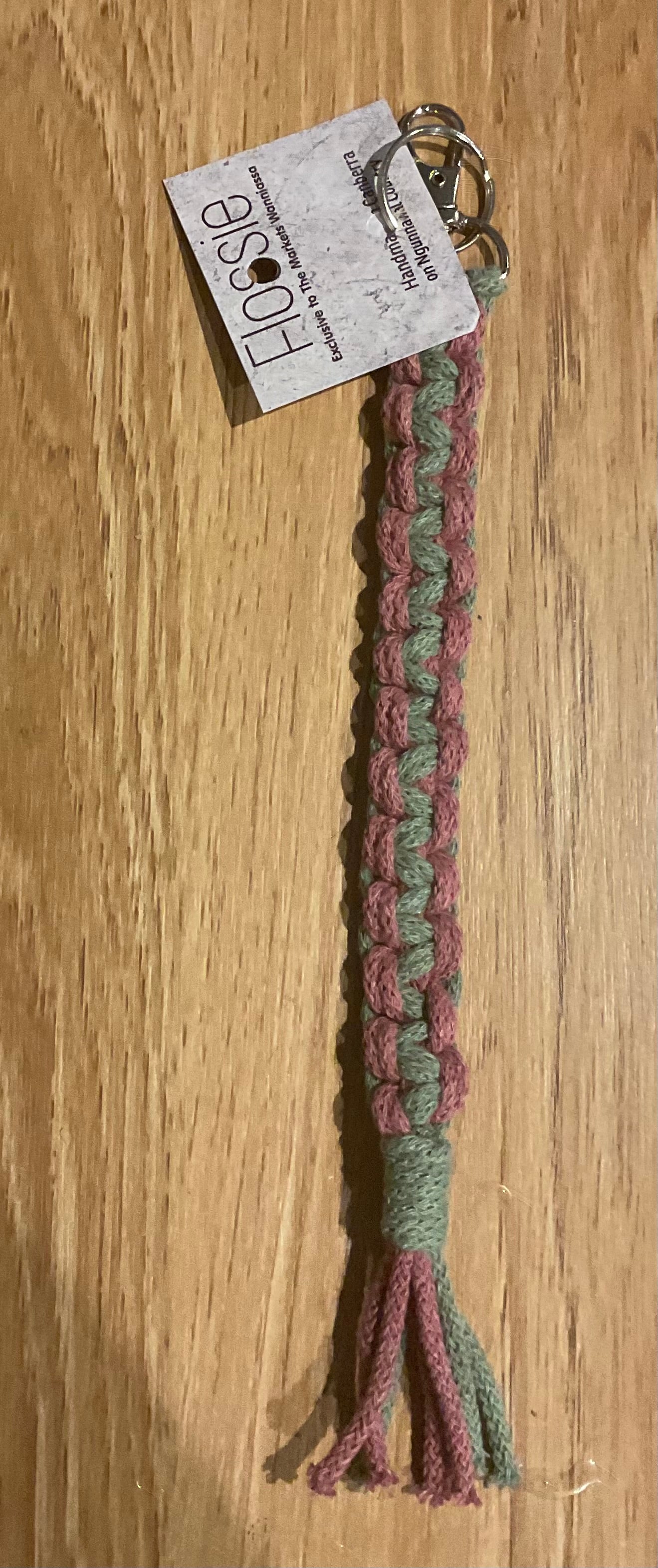 *Macrame Keychain Two Tone