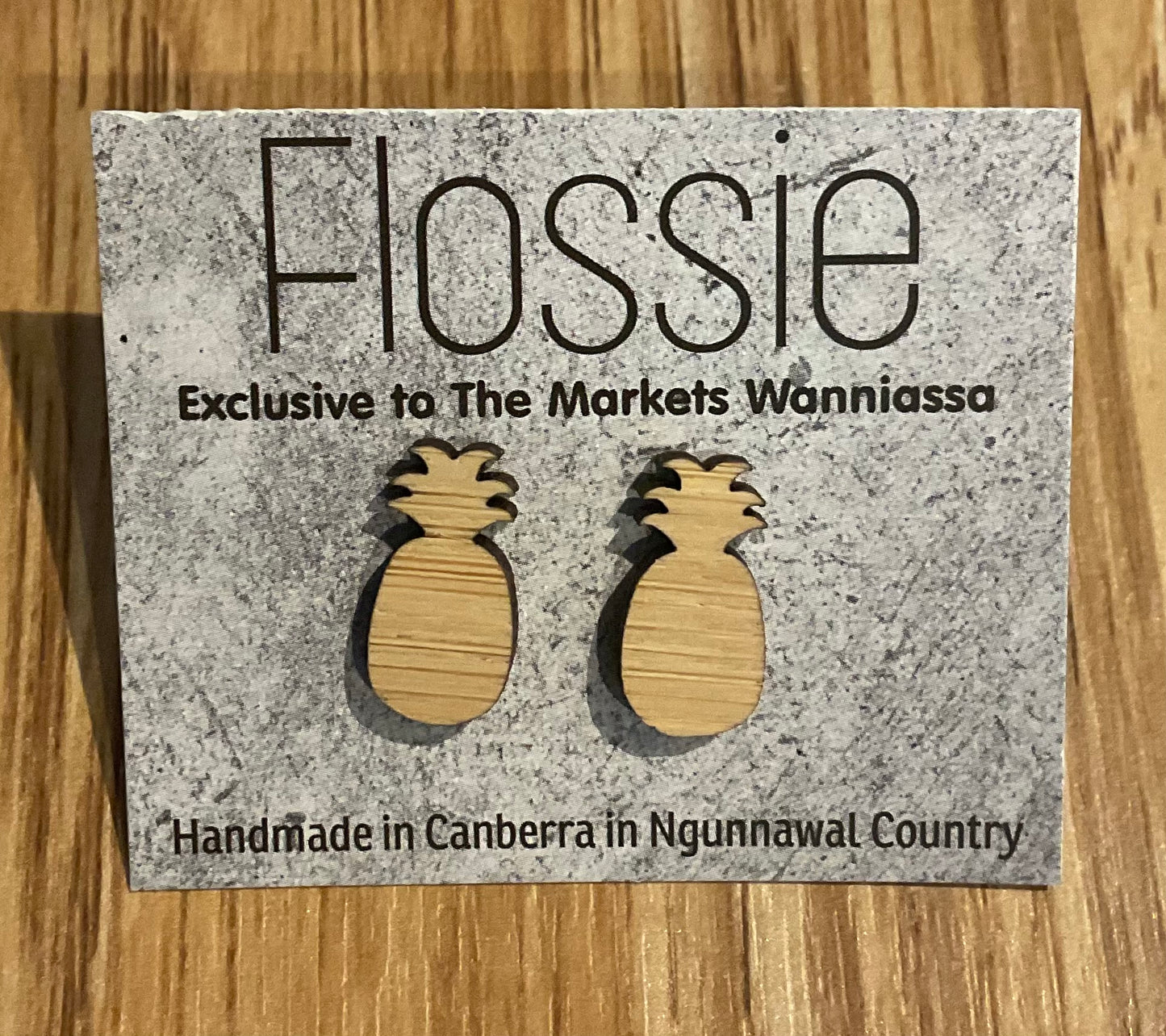*Earrings Pineapple Studs