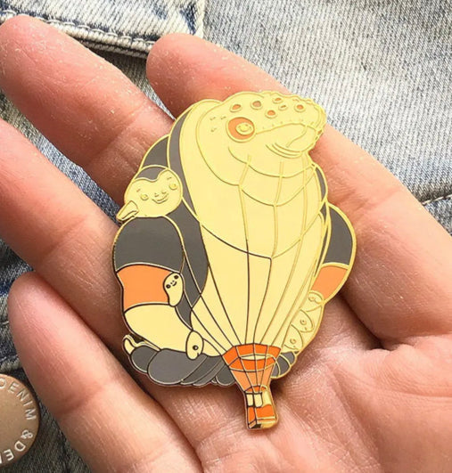 Enamel Pin - Skywhale Papa