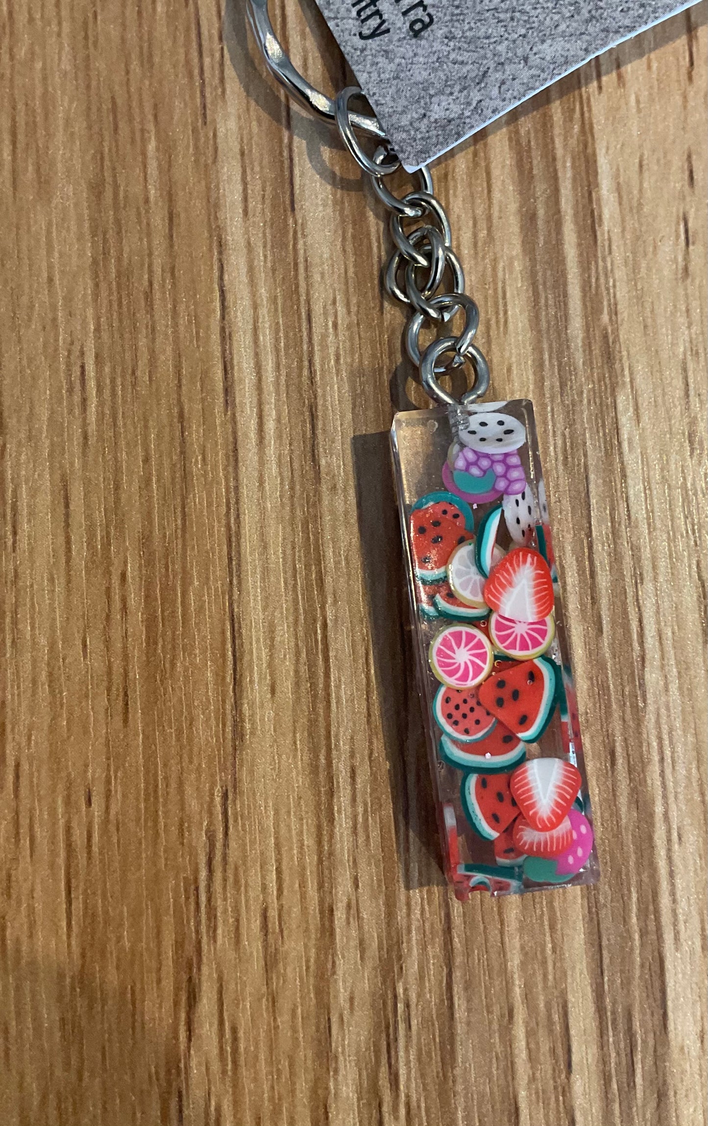 *Keychain Resin Letter I