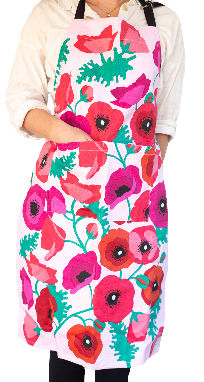 Apron - Poppies