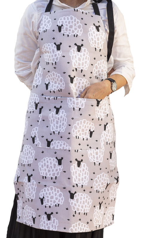 *Apron - Grey Sheep