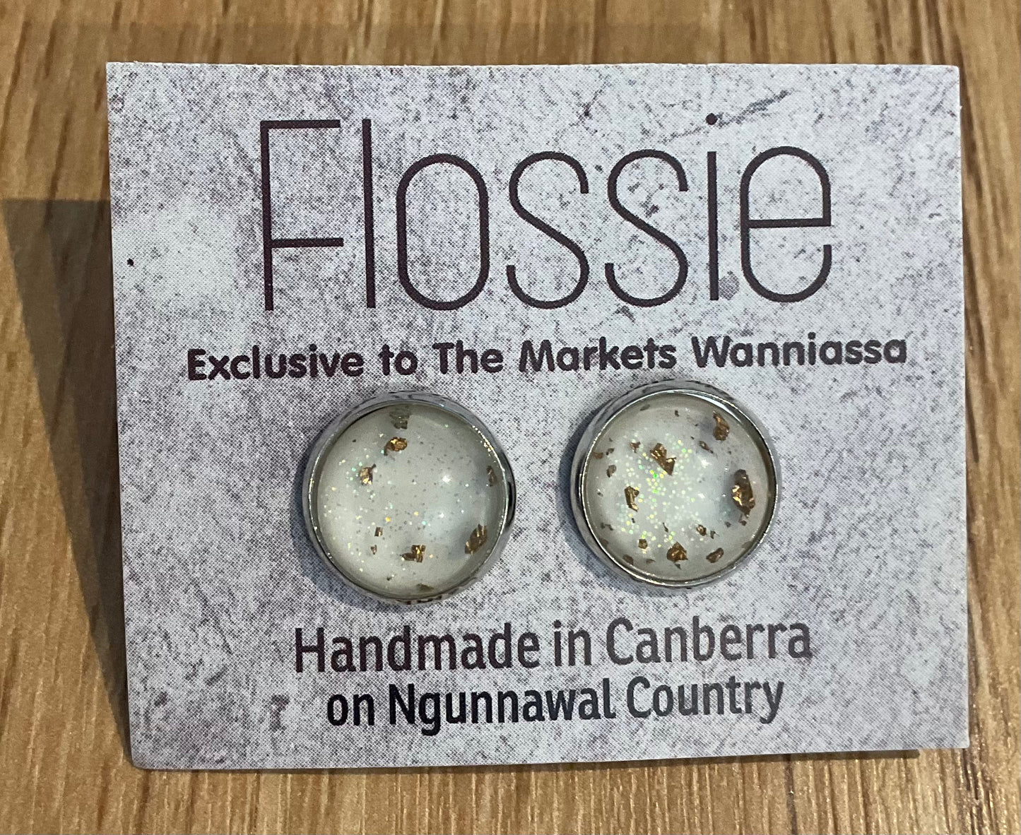 *Earrings Gemstone Dome Studs