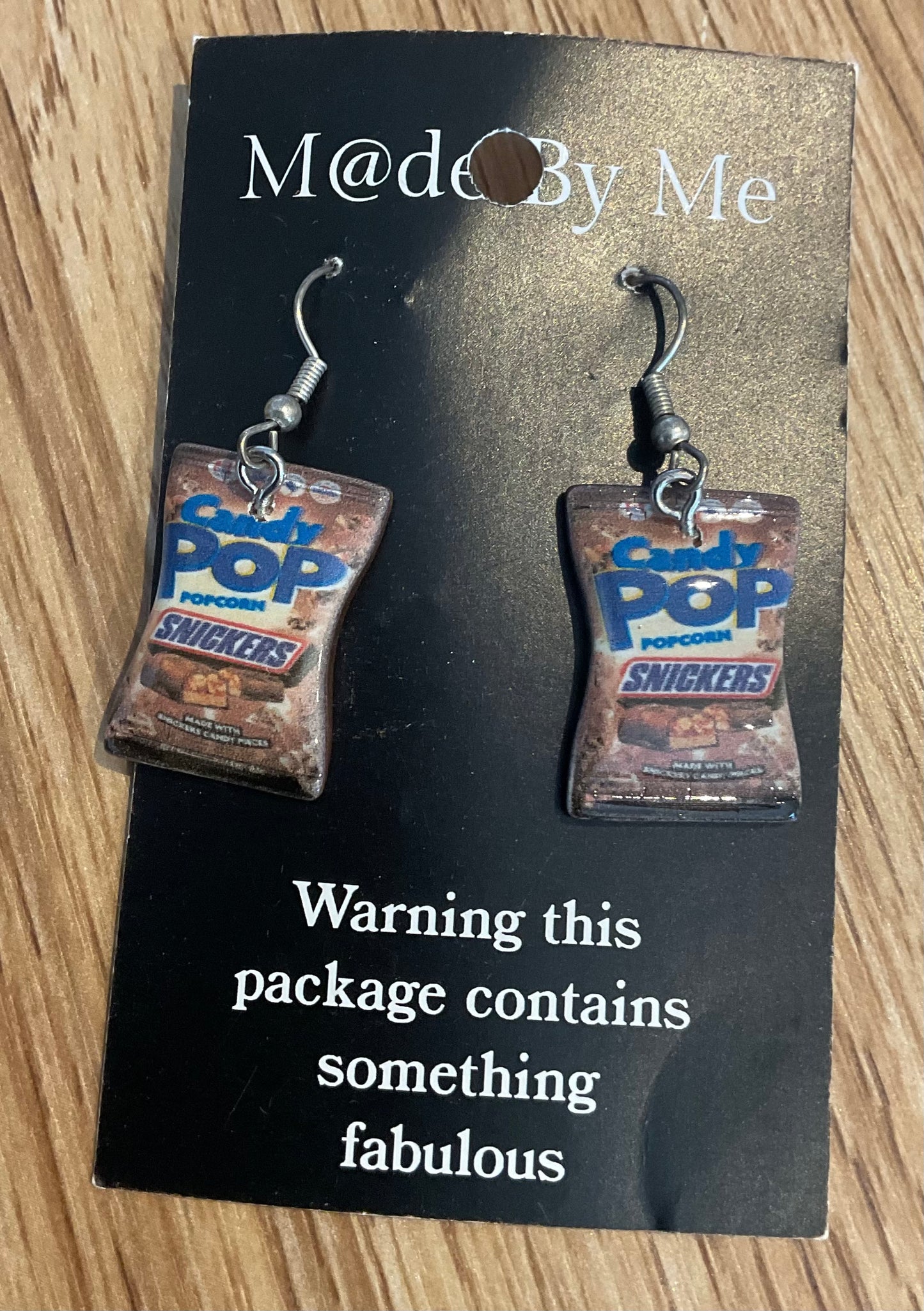 *Earrings Chocolate Bar Dangles