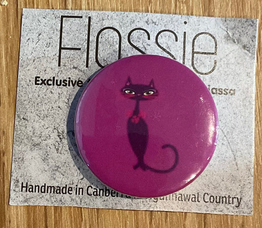 *Badge Black Cat