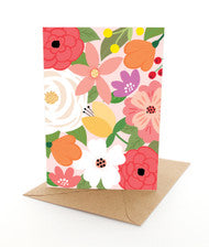 Greeting Card Big Mayflowers