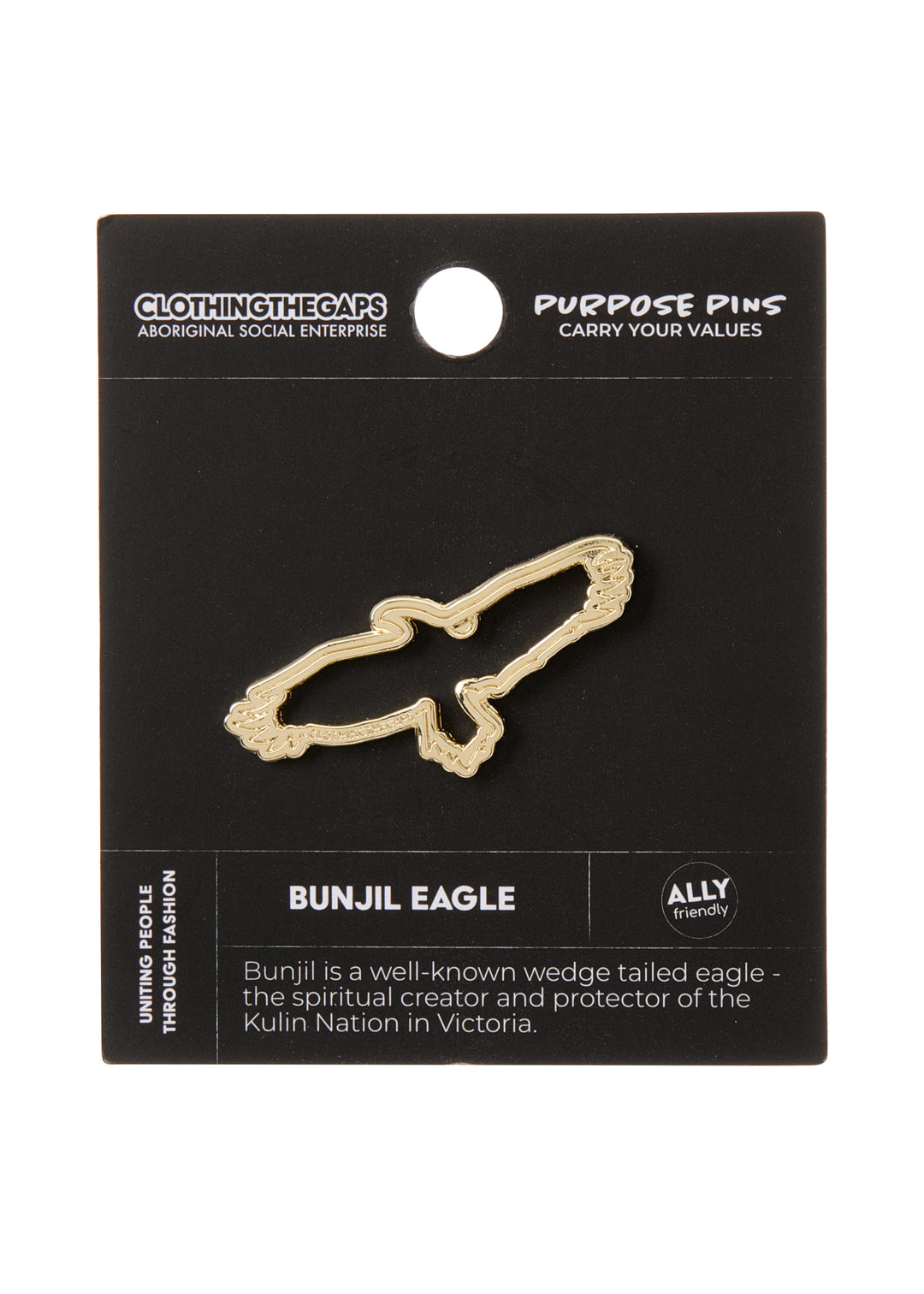 Purpose Pin Bunjil Eagle
