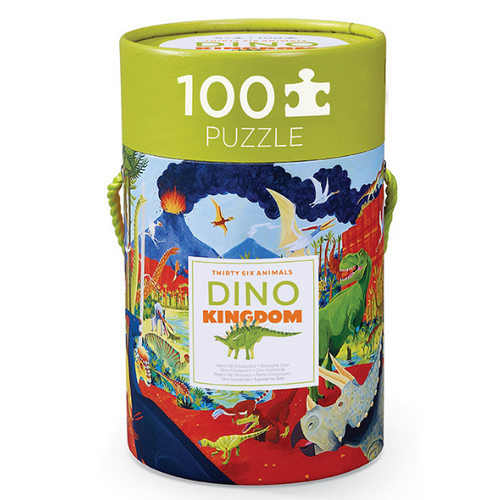 36 Animal Puzzle 100pc - Dino Kingdom