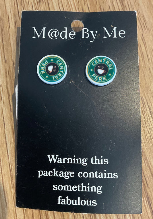 *Earrings Central Perk Studs