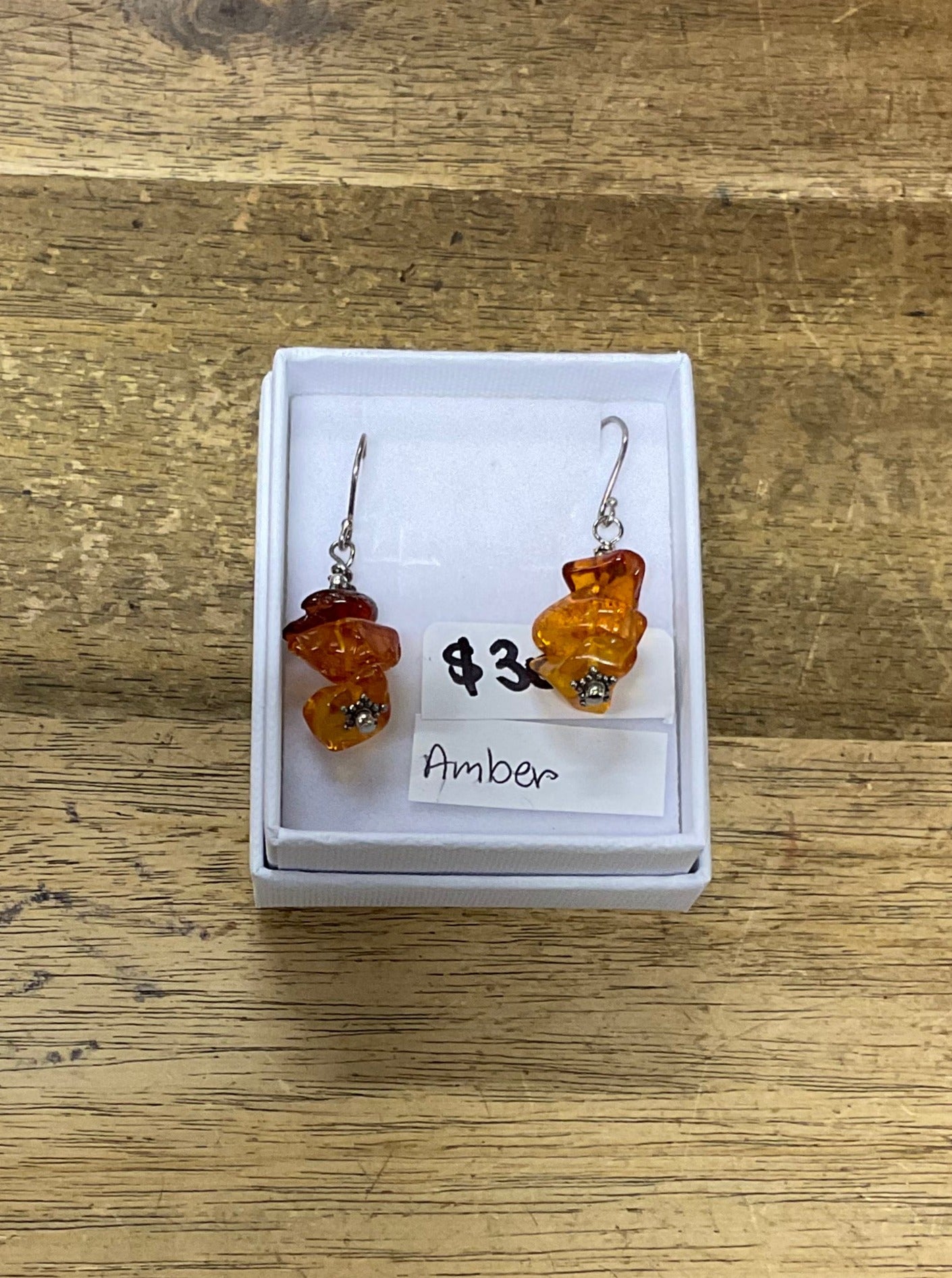 Beaded Stone Earrings Various