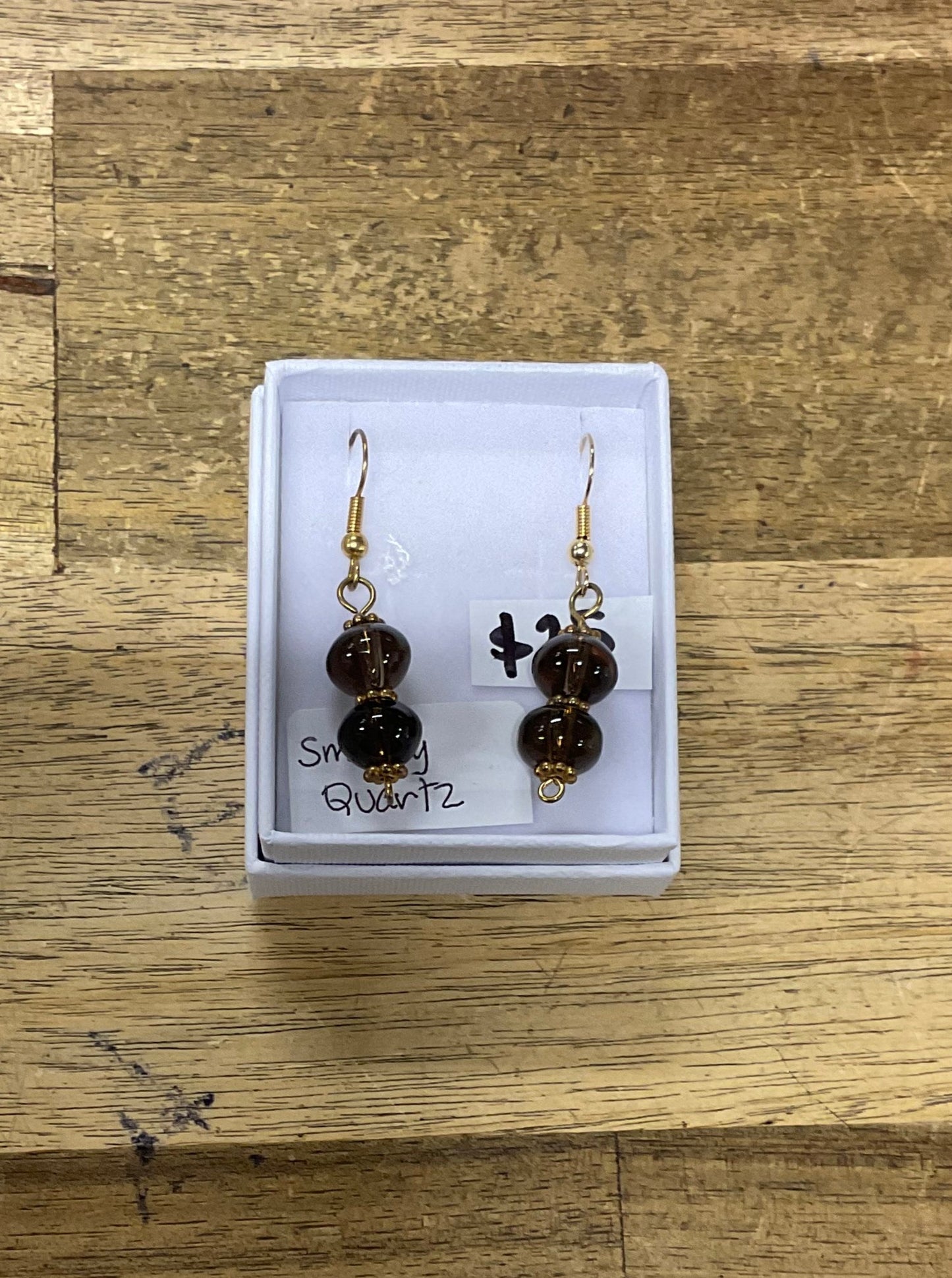 Beaded Stone Earrings Various
