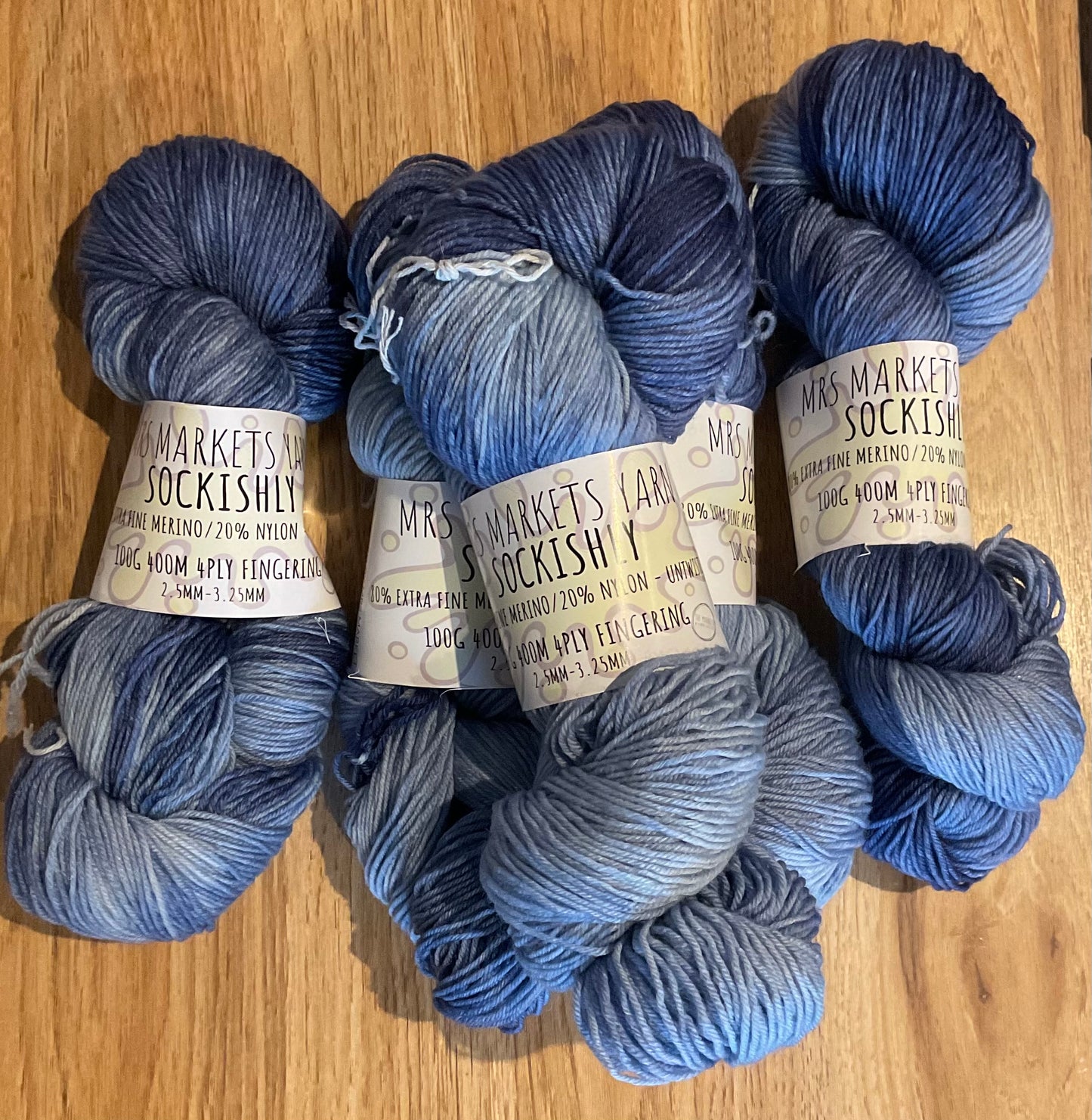 *Sockishly Yarn 4ply Denim