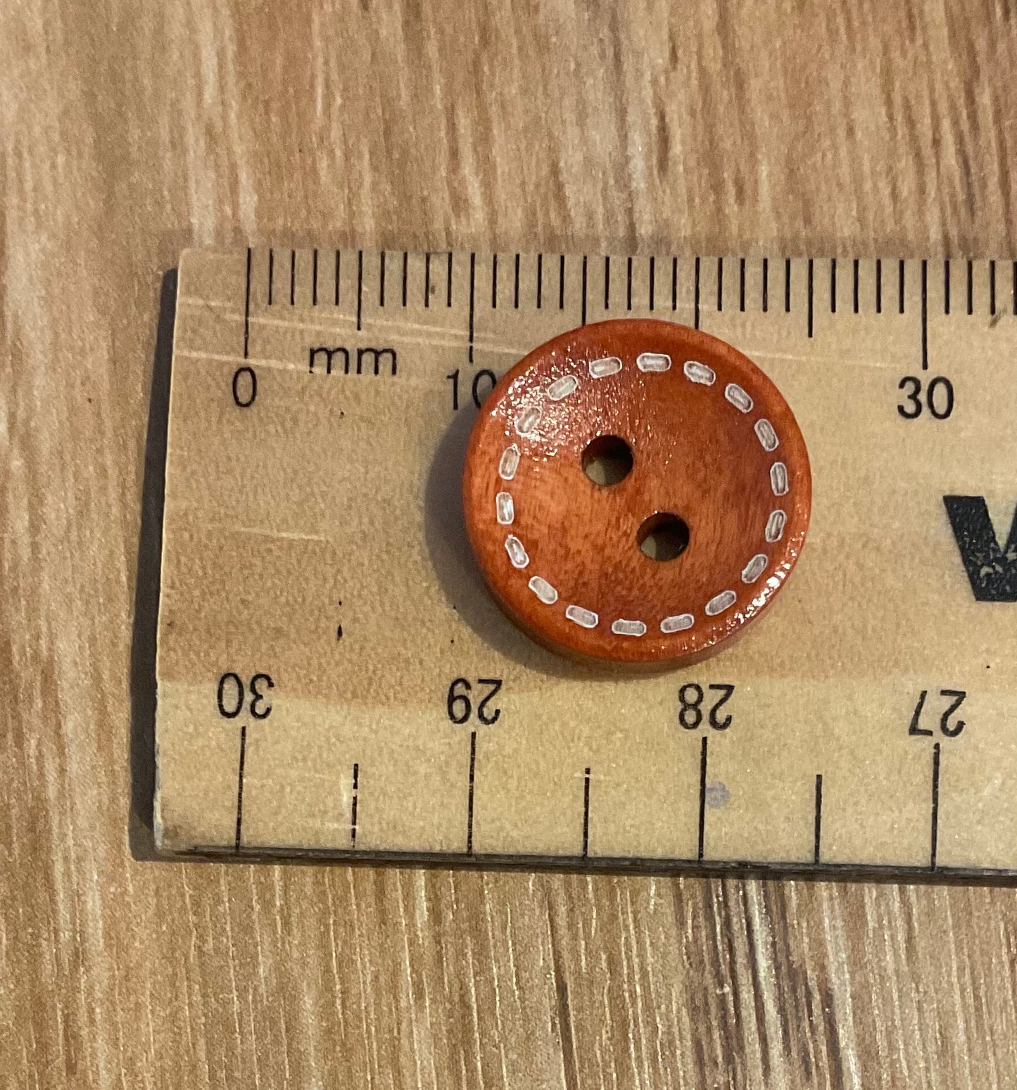 *Loose Buttons - Wooden Patterned