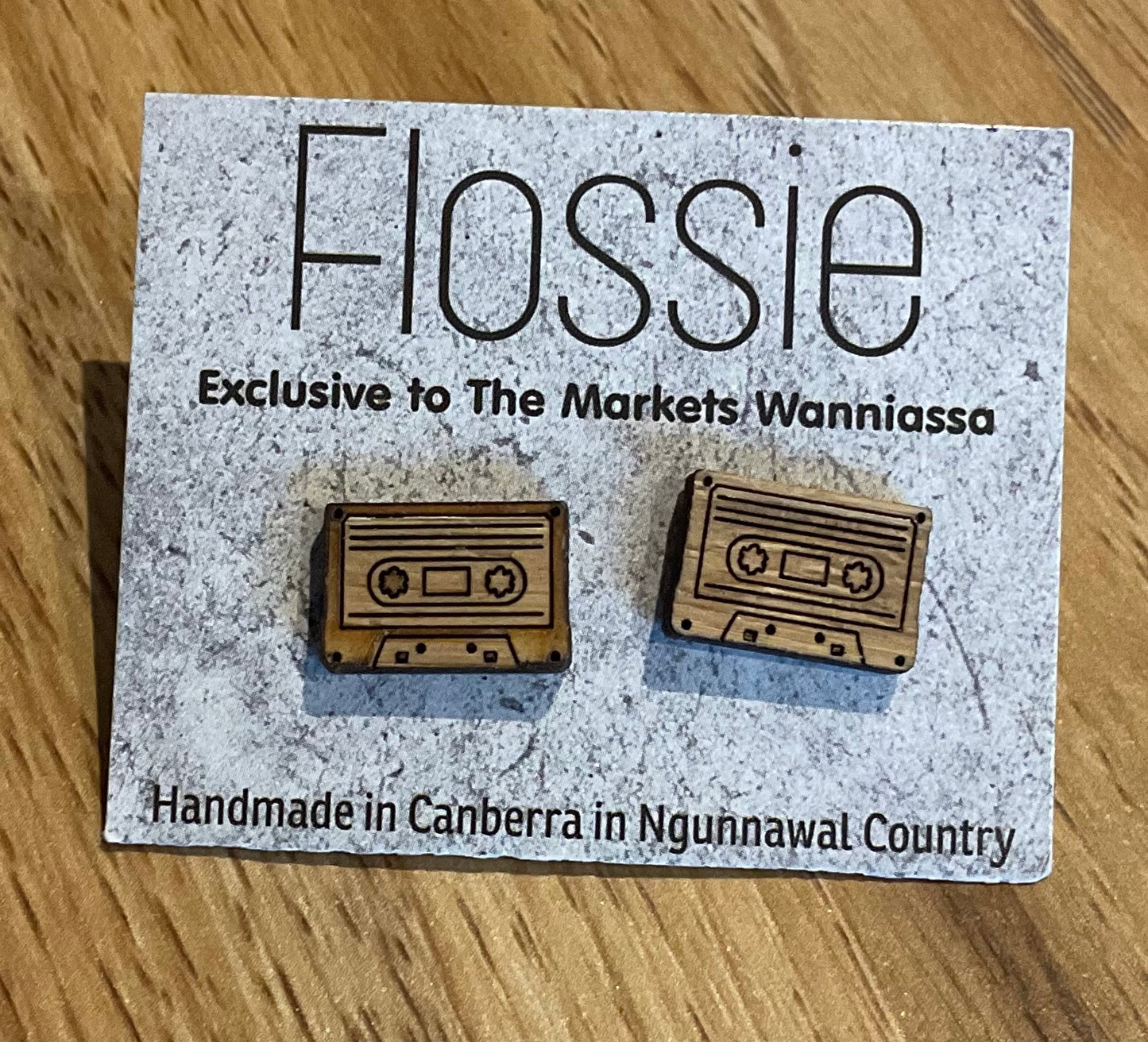 *Earrings Cassette Studs