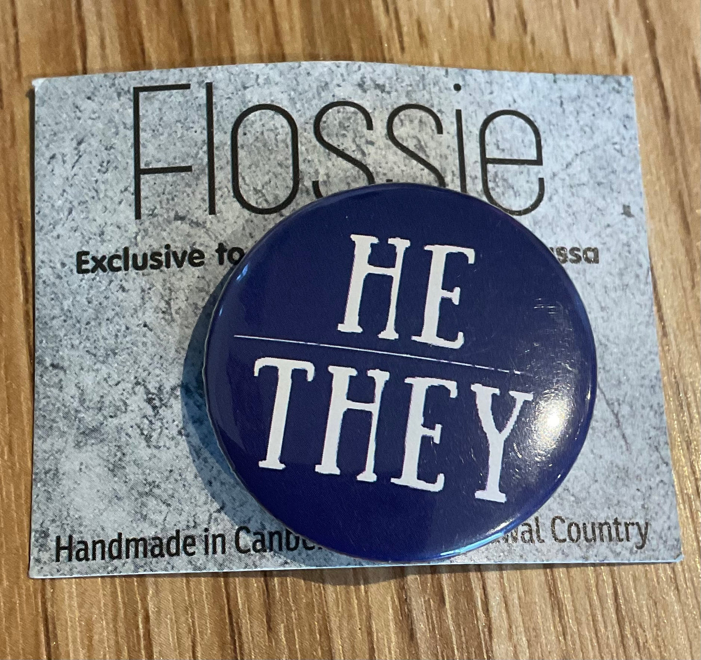*Pronoun Pin He/They