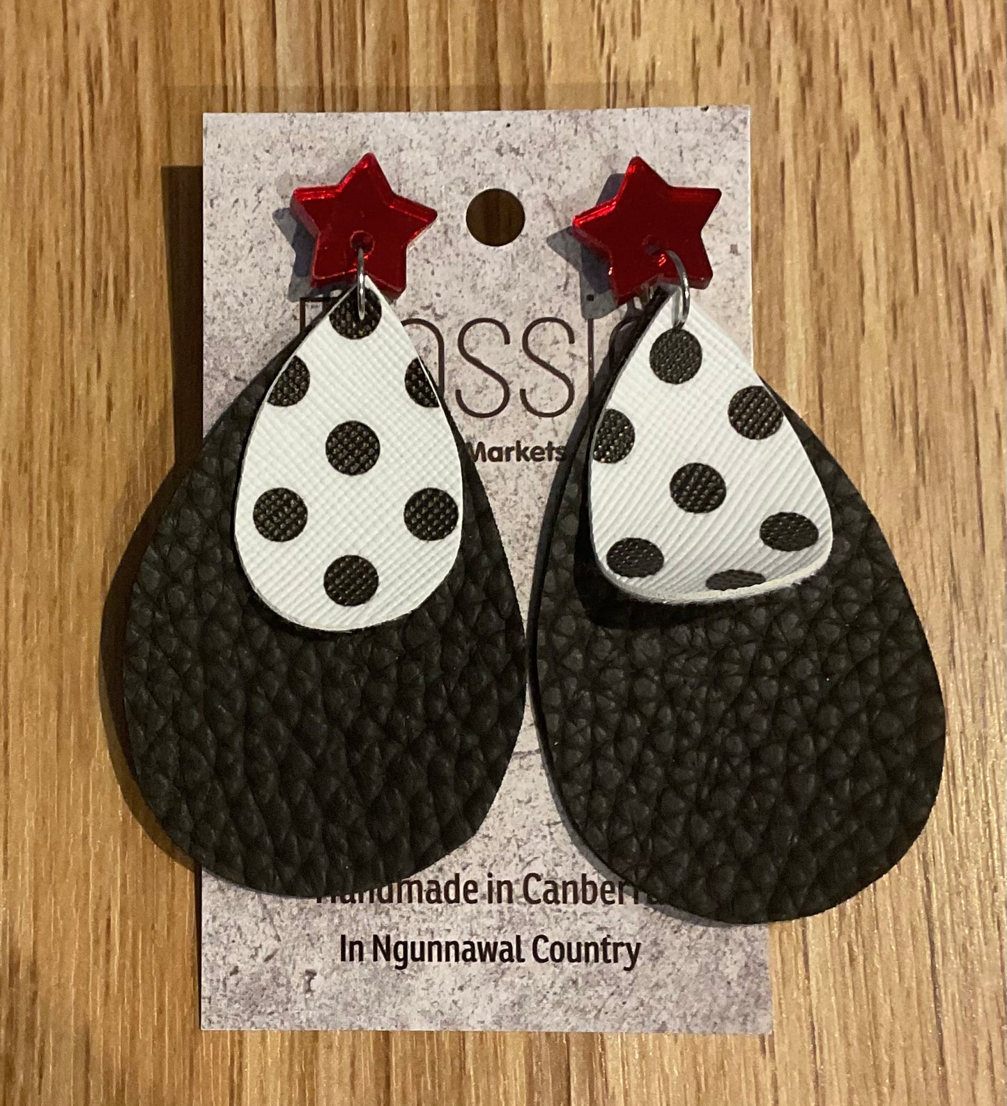 *Earrings Spots & Stars Dangles