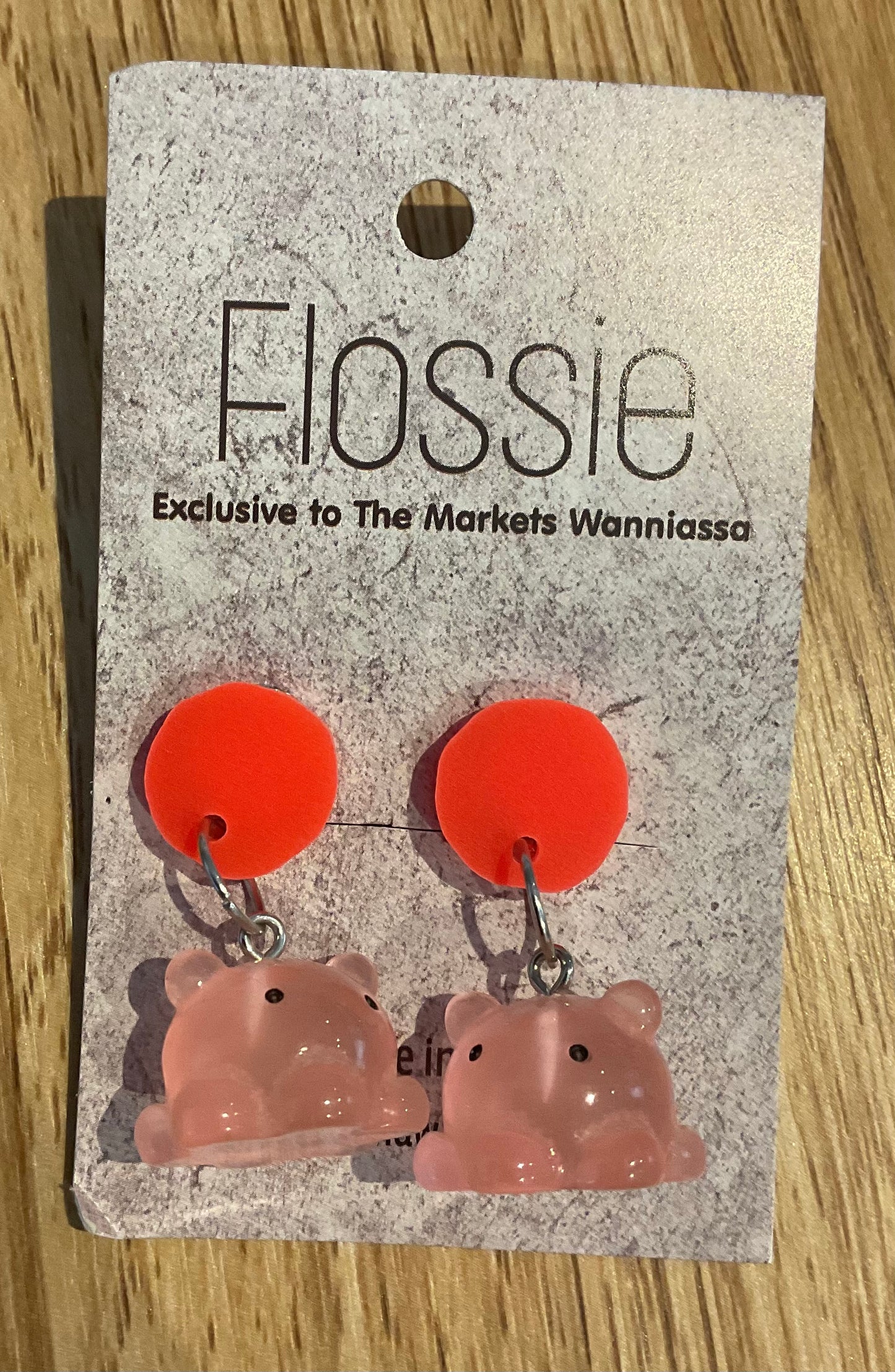 *Earrings Clip on Dangles Octopus