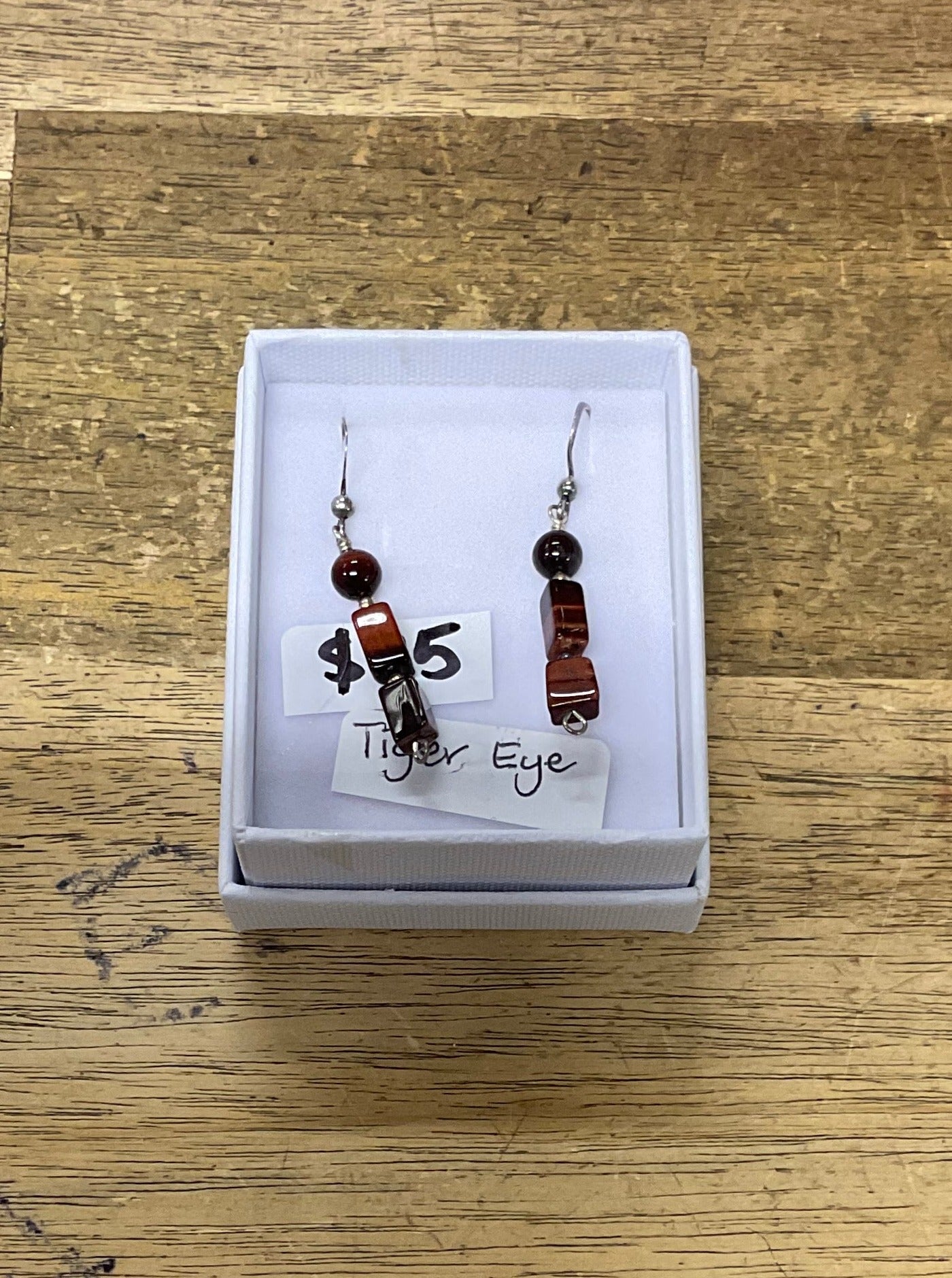 Beaded Stone Earrings Various