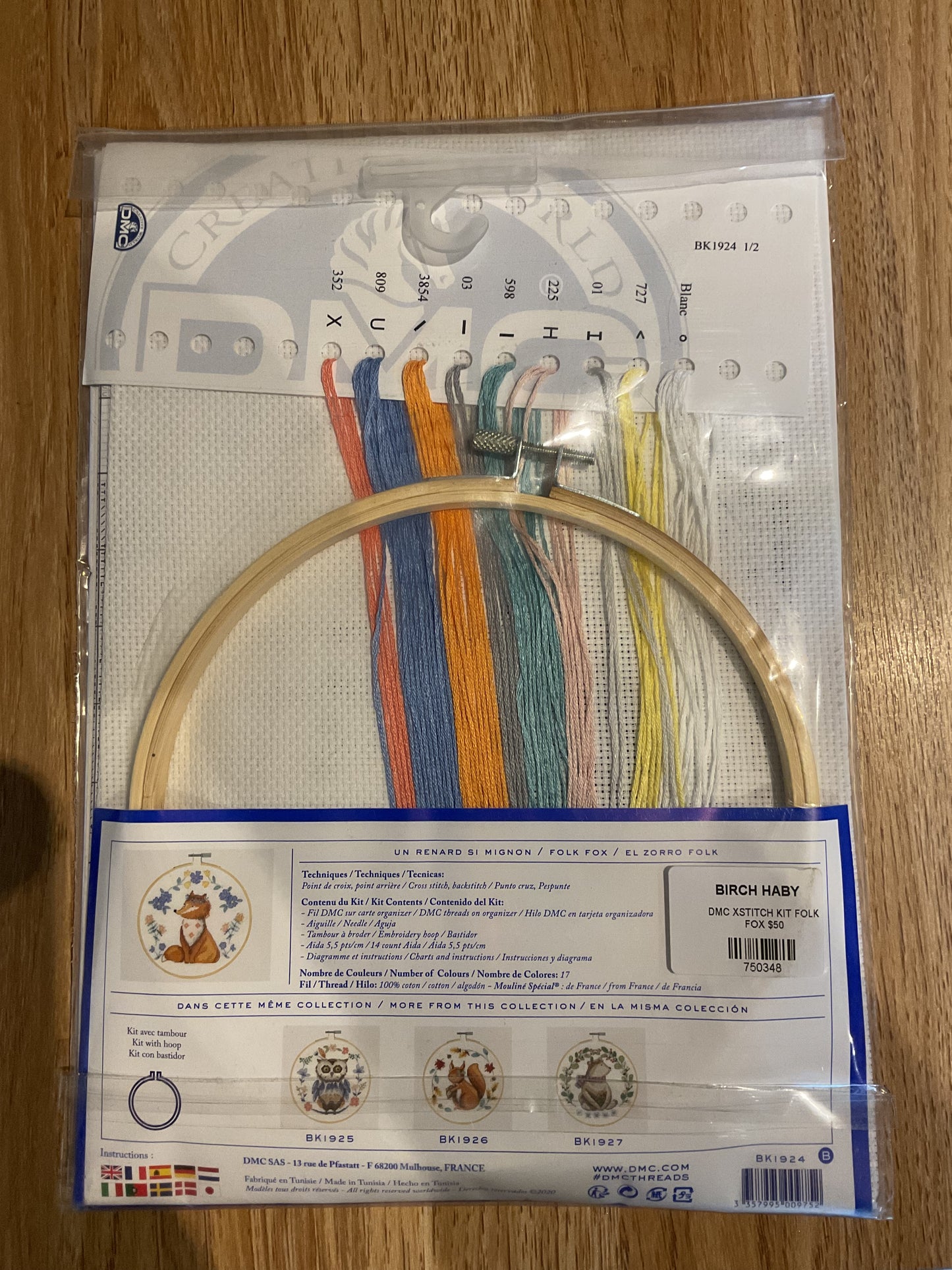*Cross Stitch Kit Folk Fox