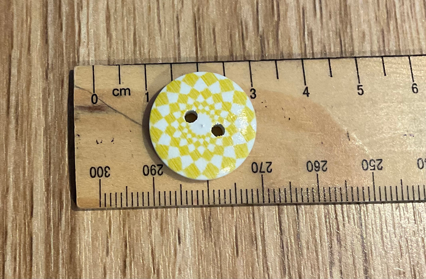 *Loose Buttons -Wooden Pattern Prints