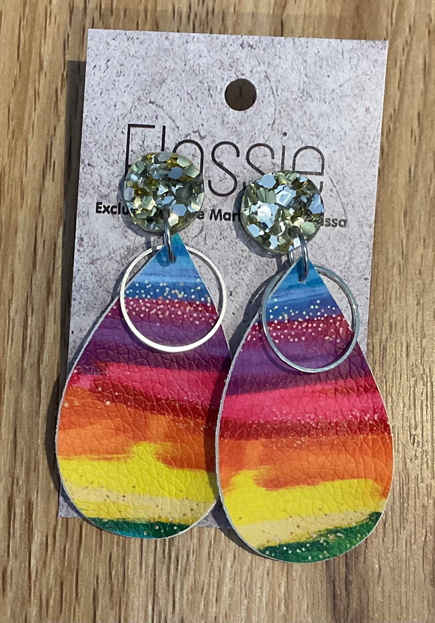 *Earrings Rainbow Happiness Dangles