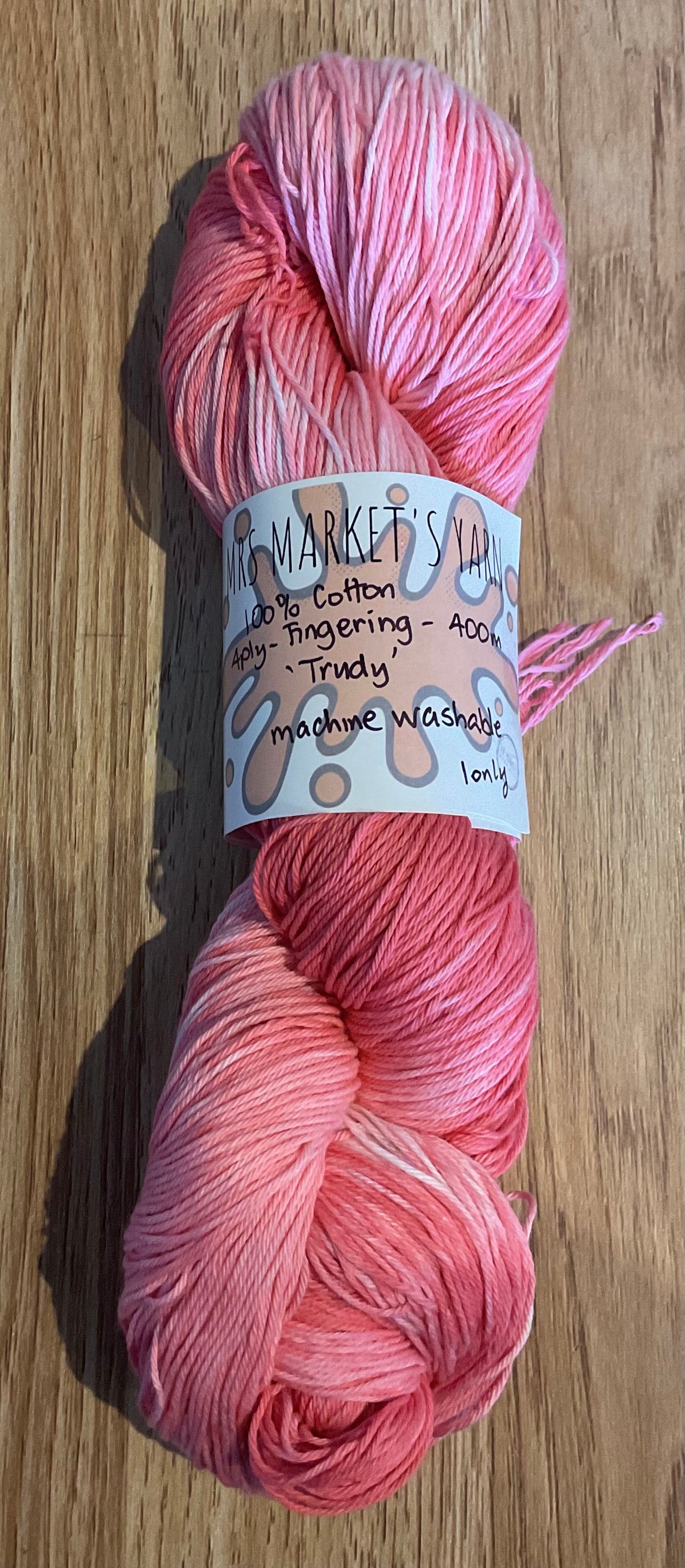 *Cottonia4 4ply 100% Cotton Yarn Trudy