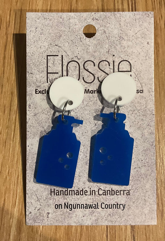 *Earrings Acrylic Soap Bottle Dangles