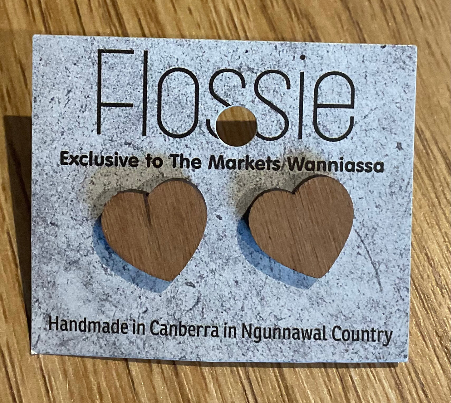 *Earrings Heart Studs